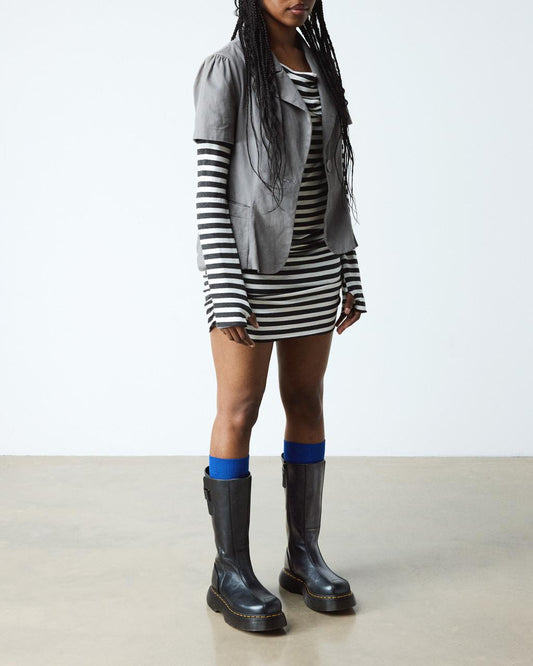 BUZZ HI ECLIPSE LEATHER BOOTS