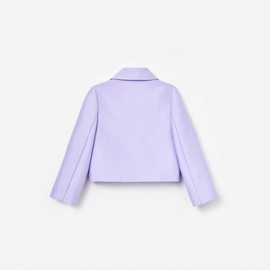 Lilac Taffeta Sequin Embellished Jacket