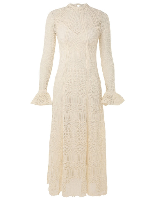 August Lace Knit Dress