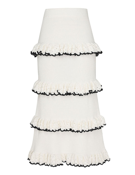 Halliday Scallop Frill Skirt