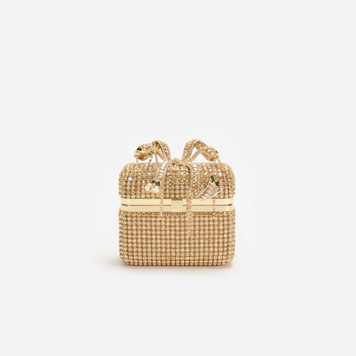 Gold Crystal Vanity Case