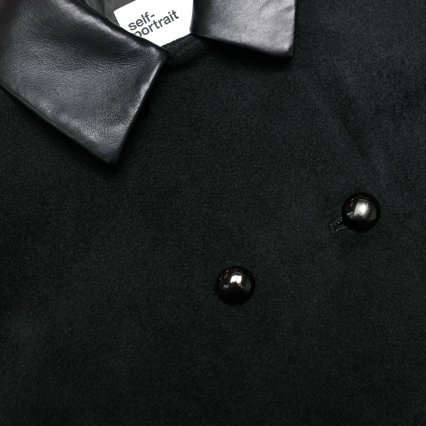 Black Double Breasted Coat