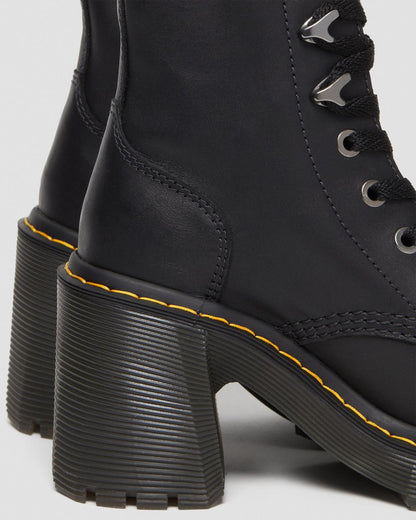 Jesy Sendal Leather Heels Black