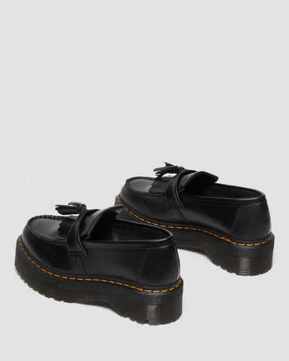 Adrian Quad Leather Platform Tassle Loafers