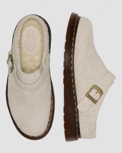 Isham Faux Shearling Lined Suede Mules