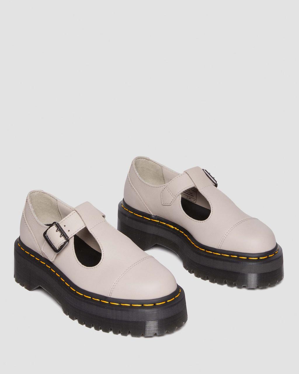 Bethan Pisa Leather Platform Mary Jane Shoes