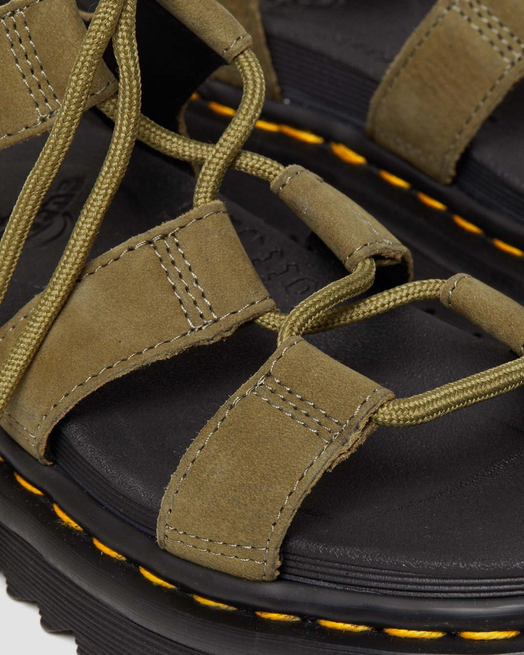 Nartilla Tumbled Nubuck Leather Gladiator Sandals