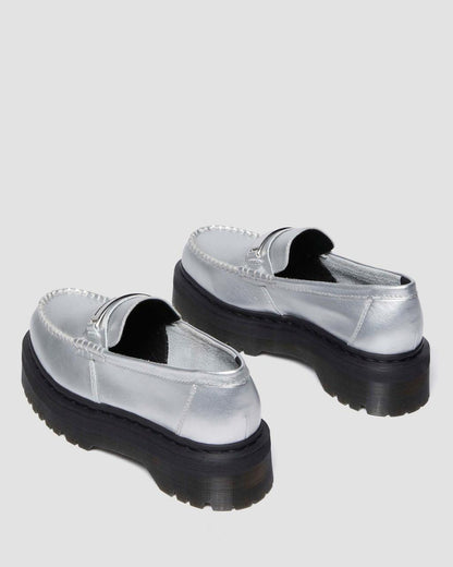 Penton II Quad Metallic Leather Loafers