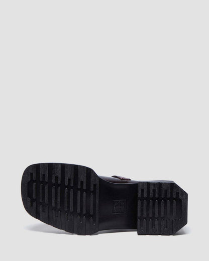 Maybole Square Toe Leather Mary Jane Shoes