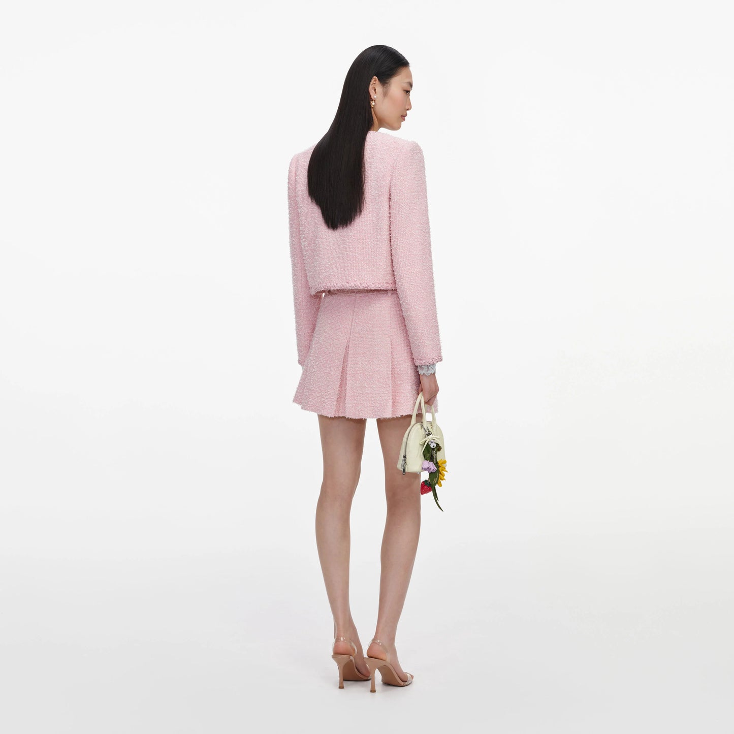 Pink Boucle Jacket