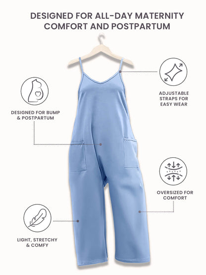 Oversized Jumpsuit - Maternity & Postpartum---Click to buy and get an additional 50% off
