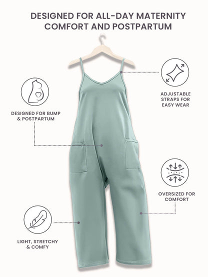 Oversized Jumpsuit - Maternity & Postpartum---Click to buy and get an additional 50% off