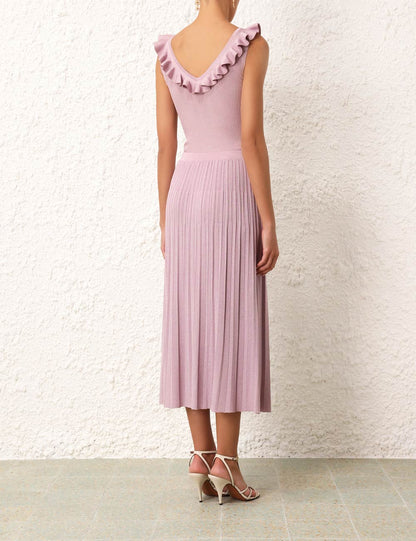 August Rib Midi Skirt