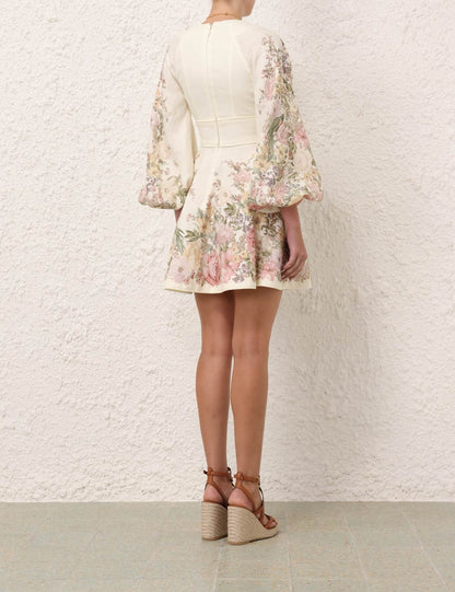 Waverly Plunge Mini Dress
