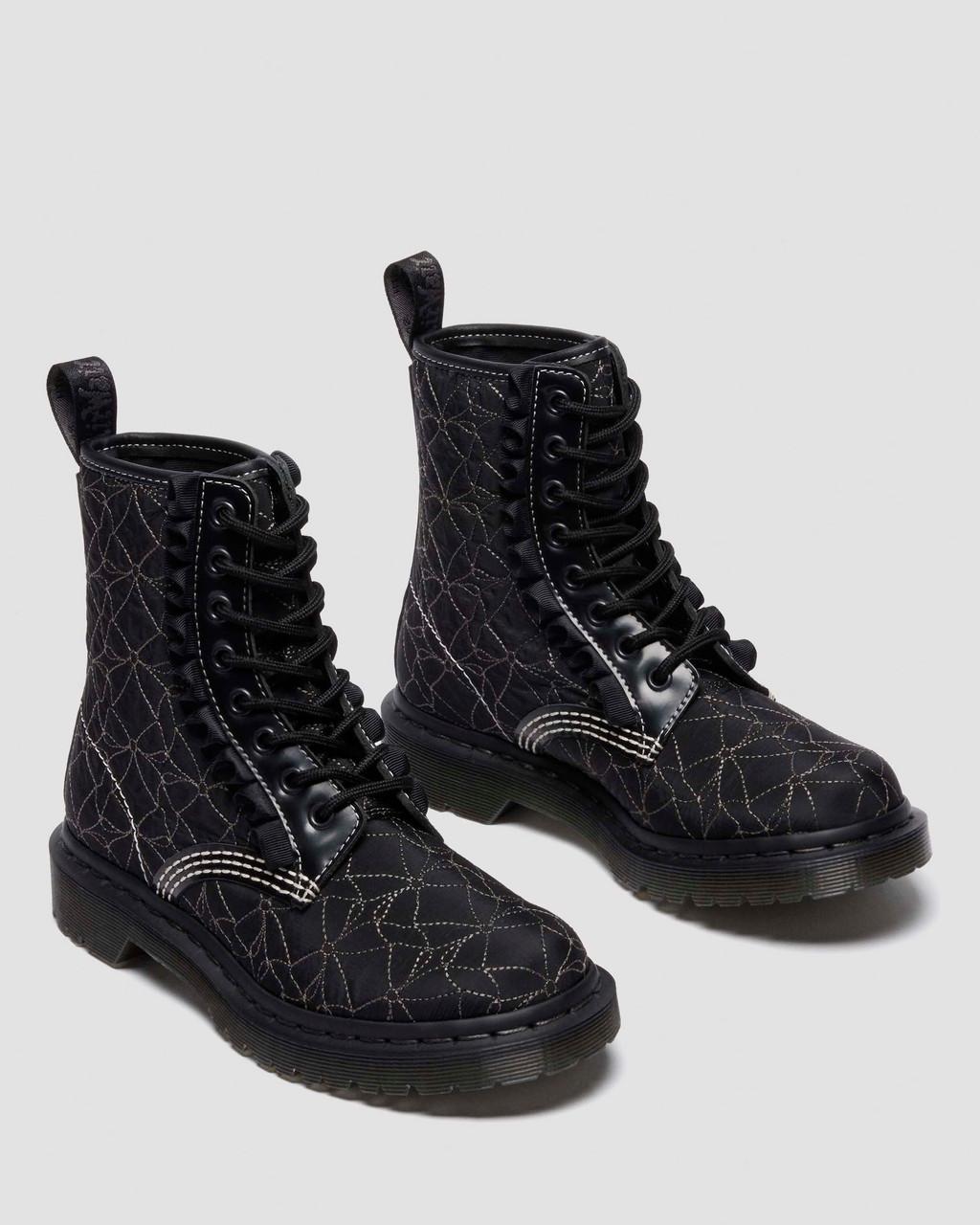 1460 Frill Leather Lace Up Boots