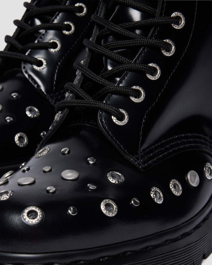 1460 STUDDED BUTTERO LEATHER BOOTS