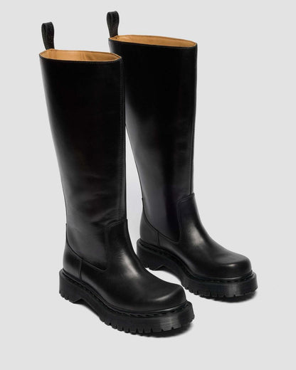 Rejena Hi Old Harness Leather Boots