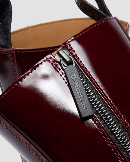 Rejena Laquered Leather Boots