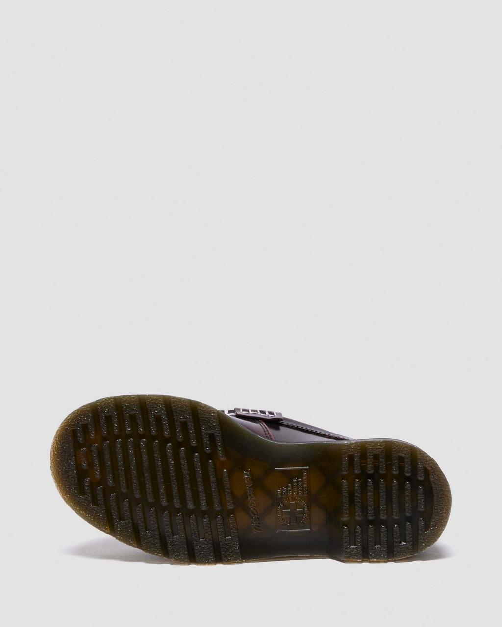 PENTON HEART TWO-TONE RUB-OFF LEATHER LOAFERS