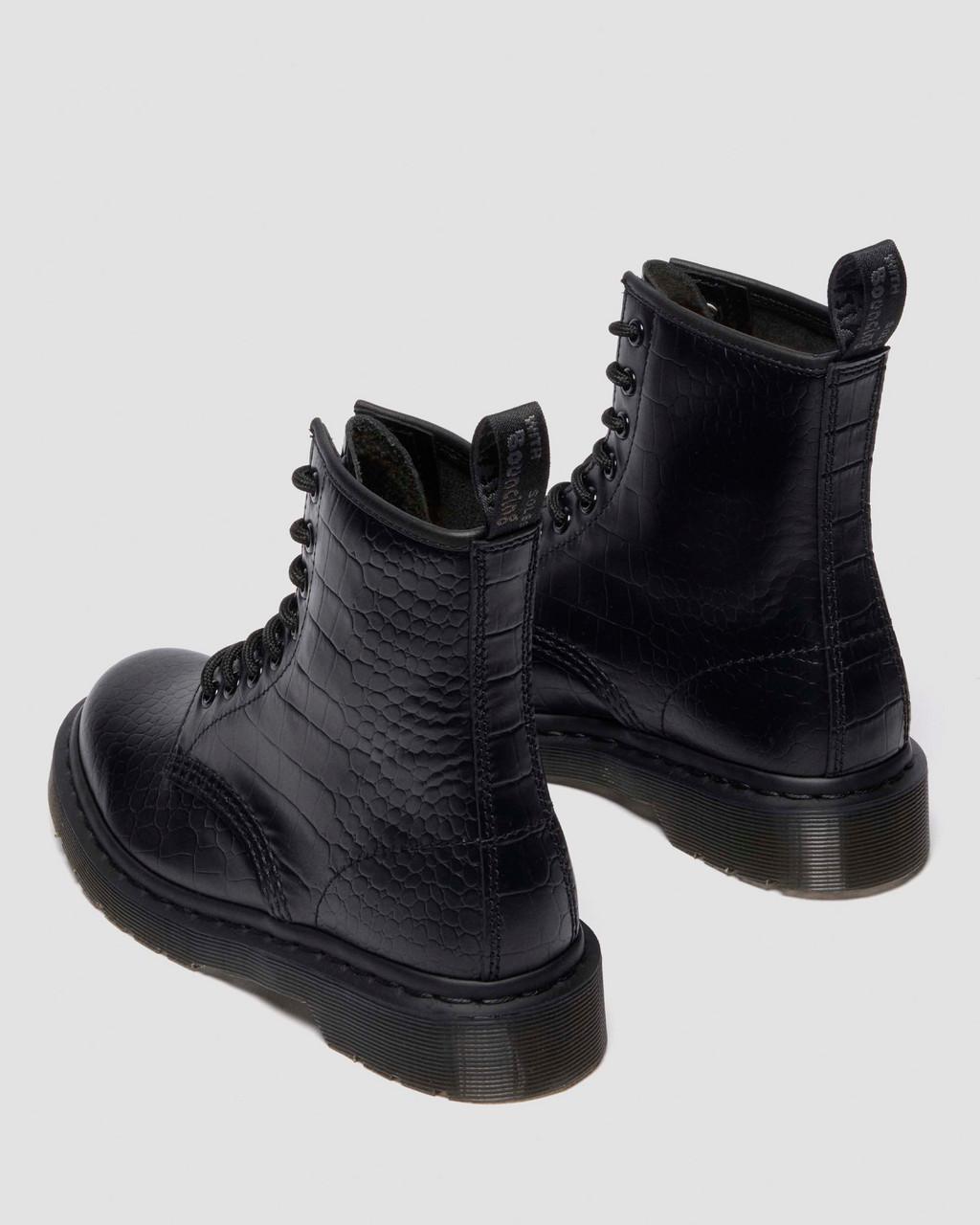 1460 Croc Emboss Leather Boots