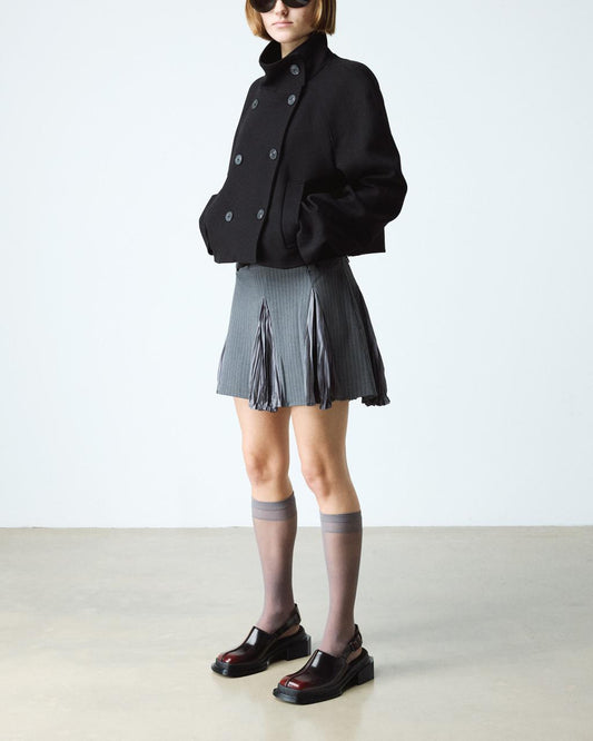 Maybole Square Toe Rub Off Leather Mules