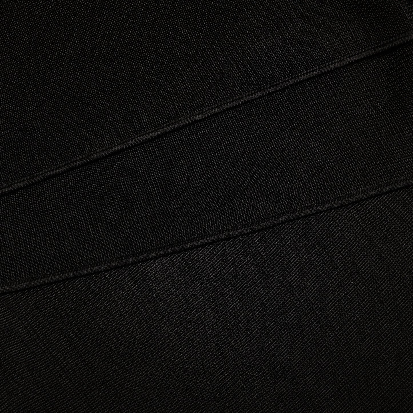 Black Viscose Knit One Shoulder Maxi Dress