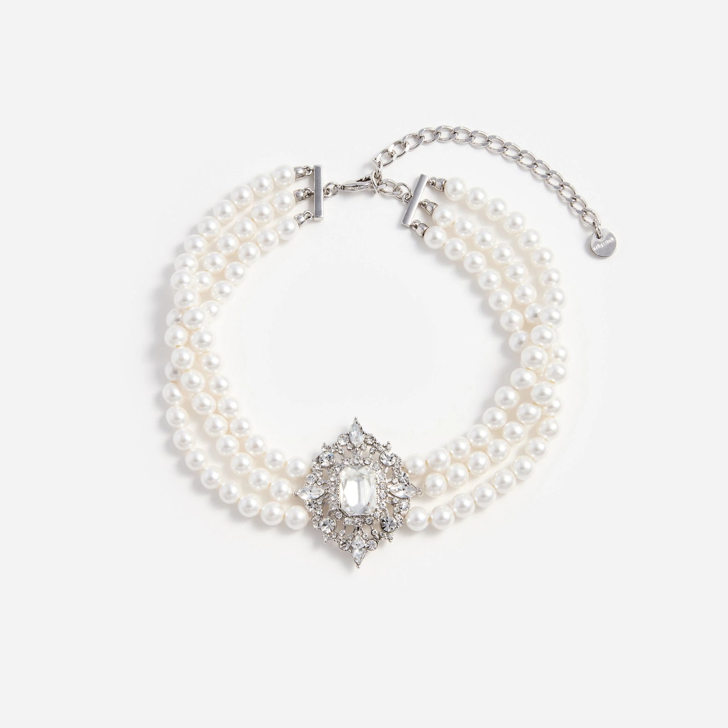 Crystal Pearl Choker