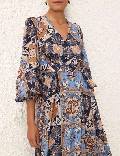 Alight Wrap Midi Dress