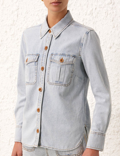 August Denim Body Shirt