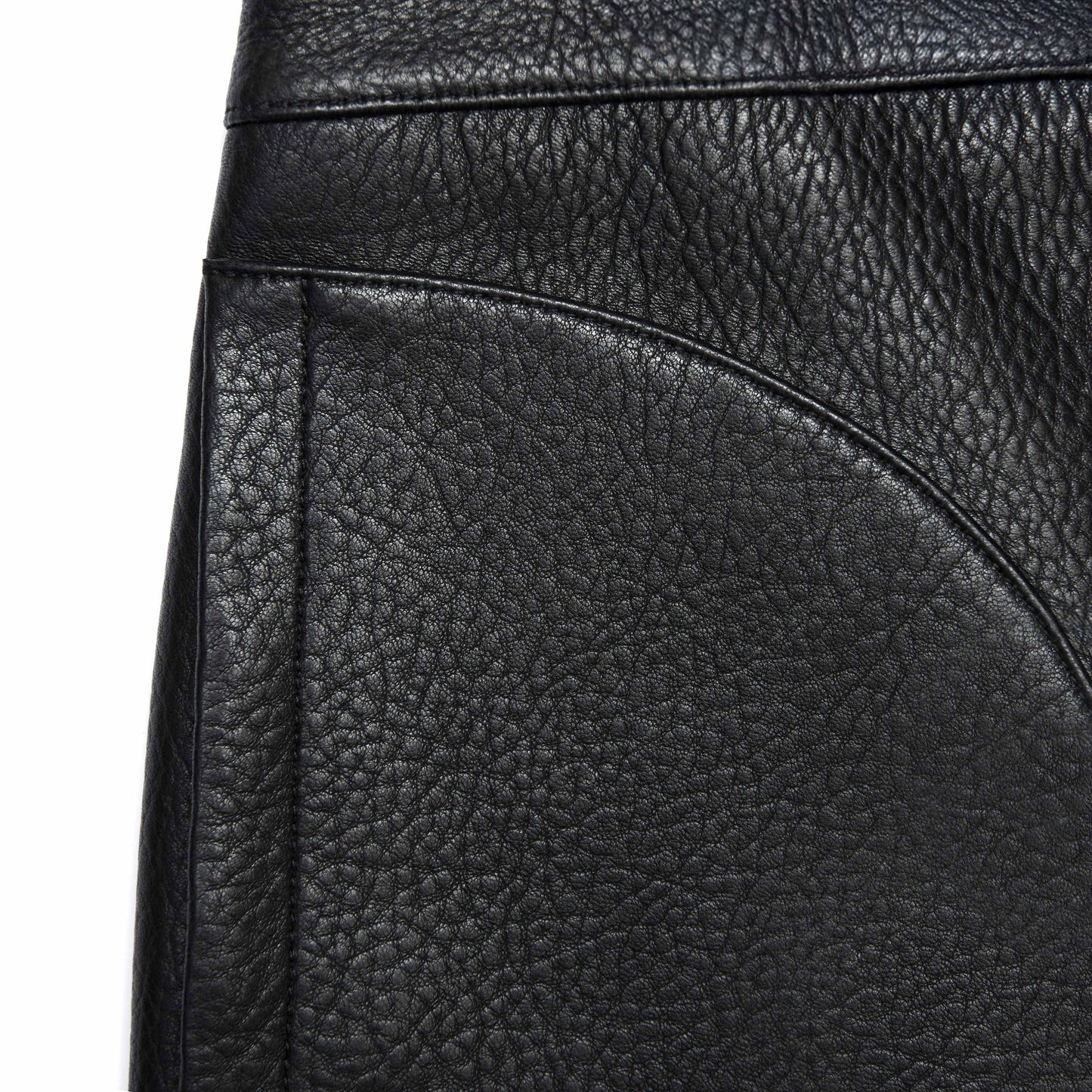 Black Leather Mini Skirt