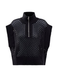 Gaines Half Zip Sweatshirt Black