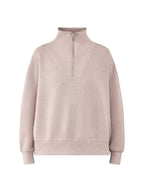 Hawley Half Zip Sweat Taupe