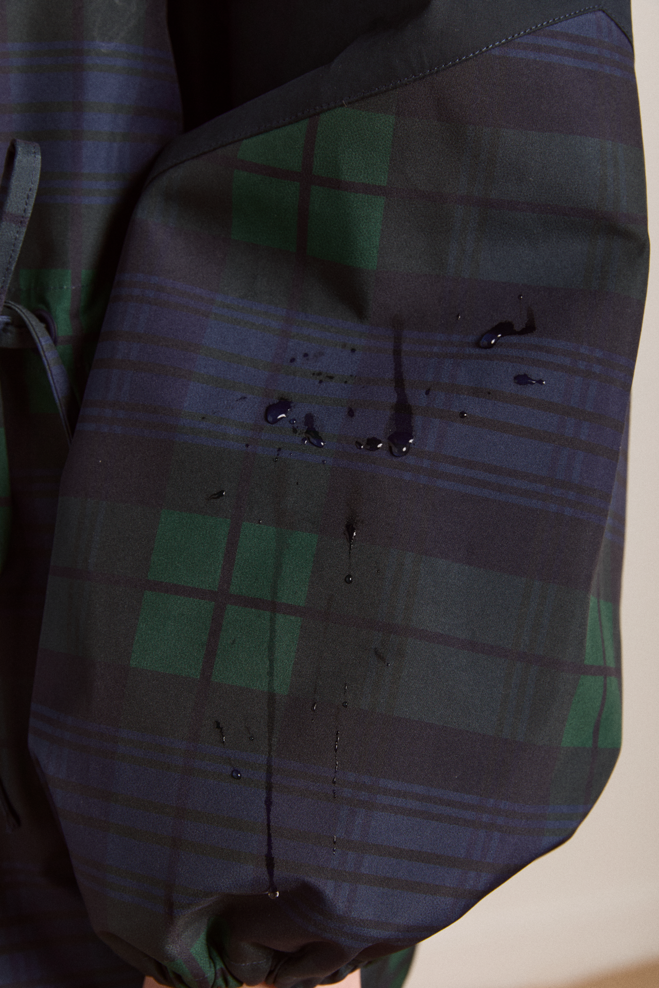 Stylish waterproof jackets that can be worn on rainy days- navy check---Add to cart and enjoy 50% off