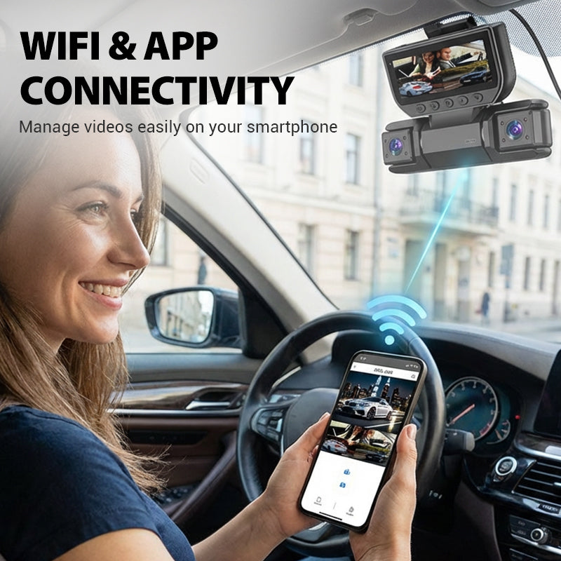 🚗 50% OFF NOW! 📹 4-Channel 360° Dash Cam – Full Coverage Recording, Night Vision & Parking Monitor 🛡️