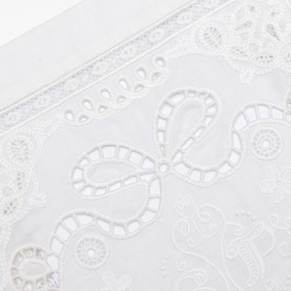 White Embroidered Top