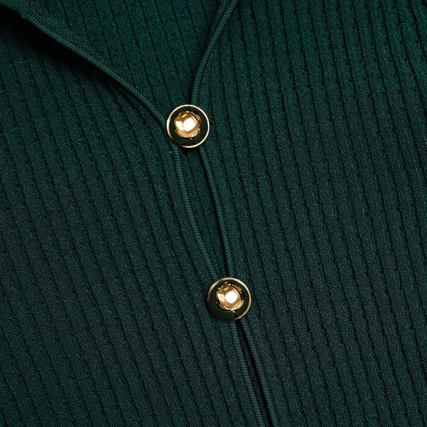 Green Keyhole Knit Midi Dress