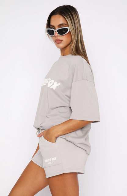 Cozy Oversized Summer Top w/FREE  Shorts---Add to cart and enjoy 50% off